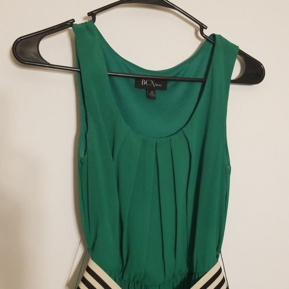 3 FOR 15 BCX Green dress Size XS - Picture 3 of 7